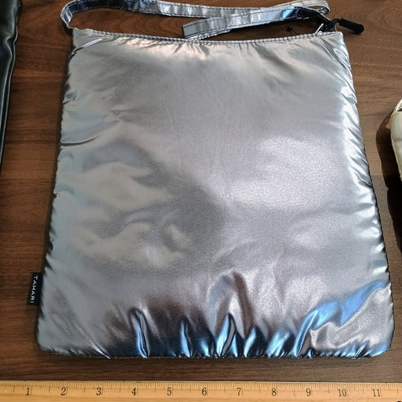 Tahari Trio Mini Bags in Black, Silver, and Cream - Picture 3 of 8
